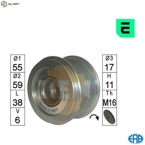 Alternator freewheel clutch - freewheel,