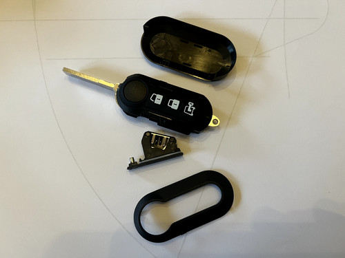 New button flip key remote - button,