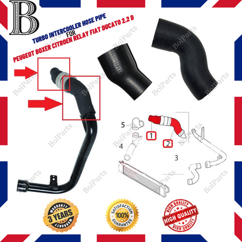 Intercooler hose pipe - intercooler, set