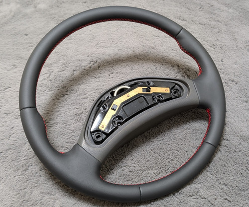 New leather steering wheel - new,
