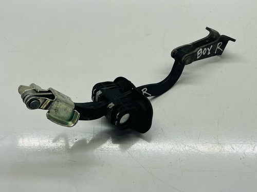 Rear door hinge check - hinge, strap